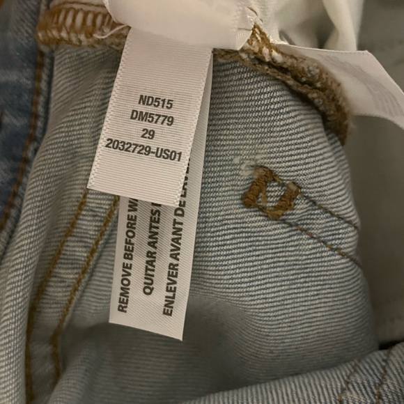 NWT Madewell Perfect Vintage Straight Jean Danby Wash Knee-Rip Edition ND515 - Picture 12 of 15